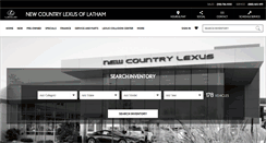 Desktop Screenshot of newcountrylexusoflatham.com