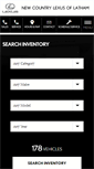 Mobile Screenshot of newcountrylexusoflatham.com